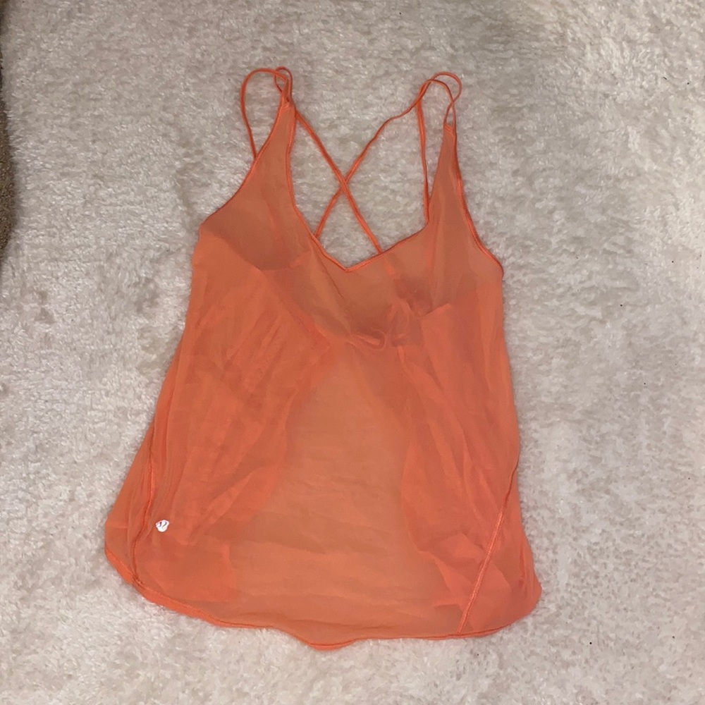 Lululemon Open Back Top